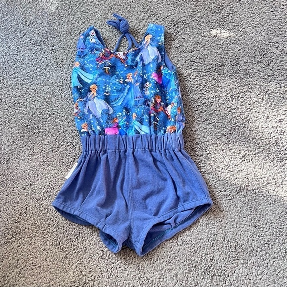 Handmade custom Disney Frozen toddler romper 3T - Picture 1 of 5